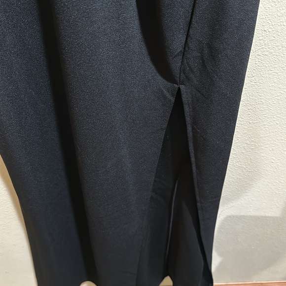 NEW WOOSEA XL Sleeveless V Neck Split Evening Cocktail Long Dress - Picture 7 of 11